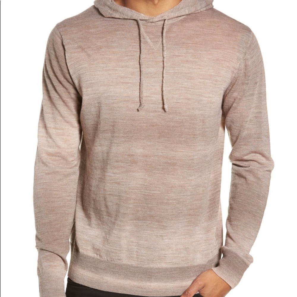 MERINO WOOL SPACE DYE HOODIE